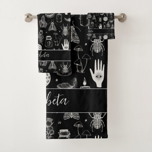 B/W Magic Bugs und Stuff Badhandtuch Set (Insitu)