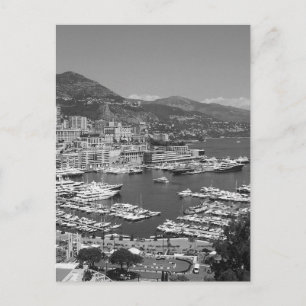 B&W Monaco Postkarte