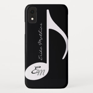 b/w musikalische Note anpassbar Case-Mate iPhone Hülle