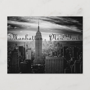 B&W New York City Postkarte