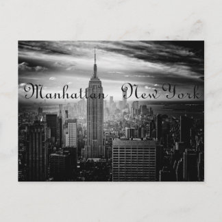 B&W New York City Postkarte
