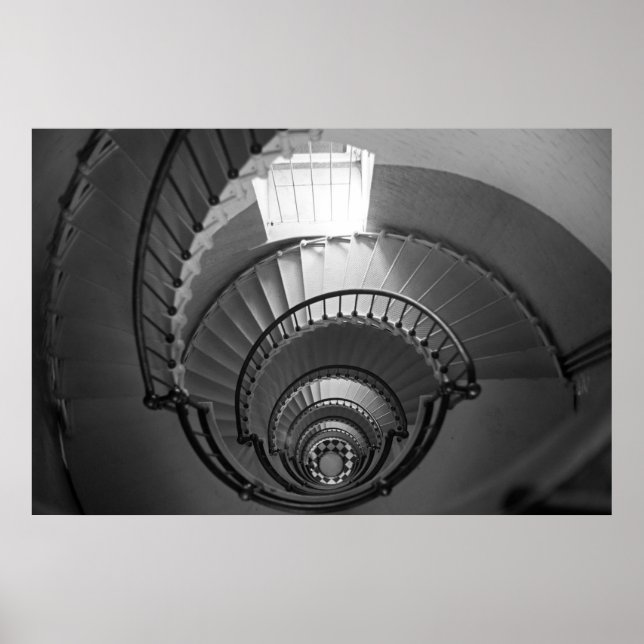 B&W Spiral Poster (Vorne)