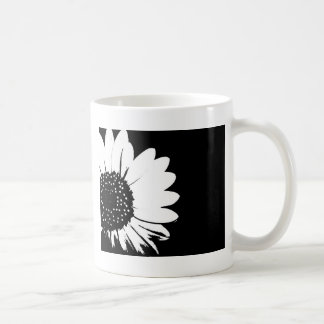 B&W Sunflower Tasse