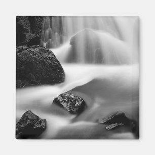 B&W-Wasserfall, Kalifornien Magnet