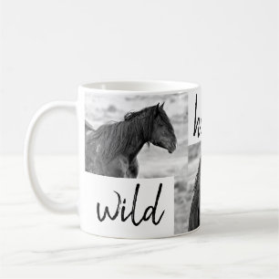 B&W Wild Horse Lover Kaffeetasse