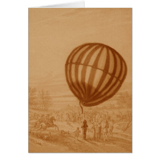 BA02285FAC01Z-First bemanntes Gas-Ballon-Flug-Land