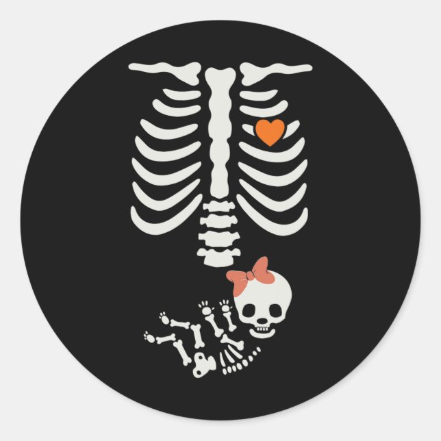 Ba3 Halloween-Kostüm Runder Aufkleber (Vorderseite)