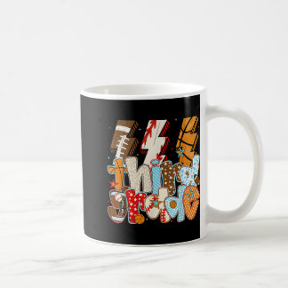 Ba. 3. Klasse Boys Blitzschlag Bolt Football Baseb Kaffeetasse
