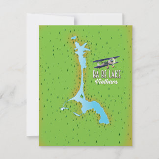 Ba Be Lake Vietnam Seekarte