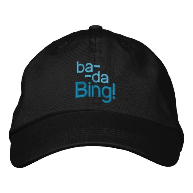 BA-DA-BING! Mütze Bestickte Baseballkappe (Vorderseite)