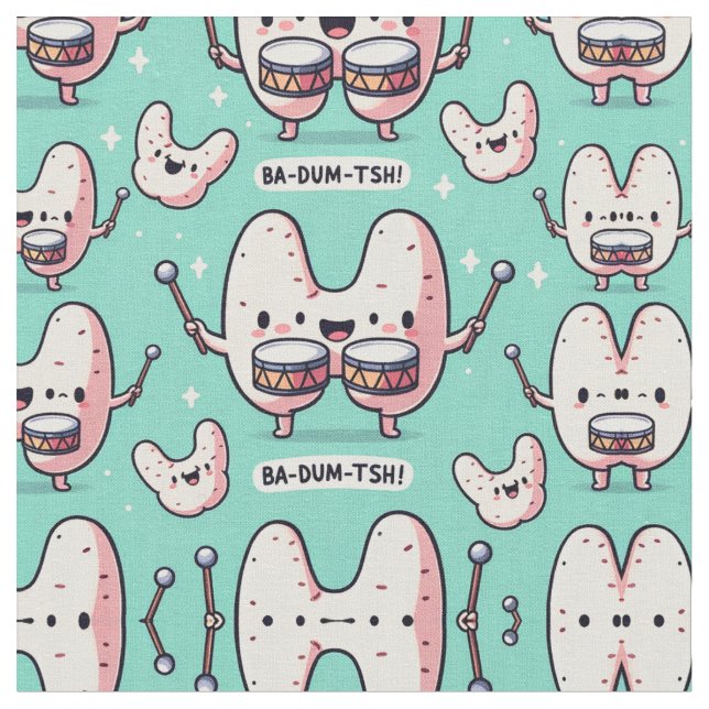 Ba-Dum-TSH! Stoff (Nahaufnahme)