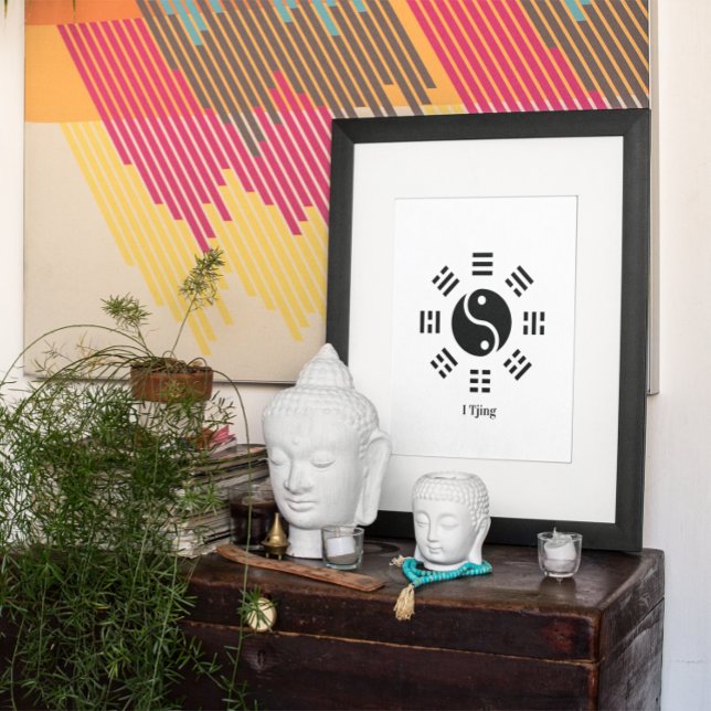 Ba Gua, acht Trigramm, Yin Yang anpassbar Poster (Von Creator hochgeladen)