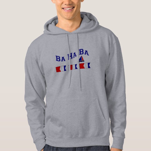 Ba-ha-Ba, mit Seeflaggen Hoodie (Vorderseite)
