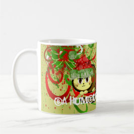 Ba Humbug Kitty Cat Grunge Weihnachtsfeiertag Tasse
