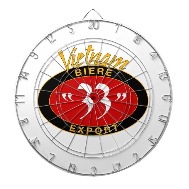 "Ba Moui Ba" - "33" Bier, Vietnam Dartscheibe (vorne)