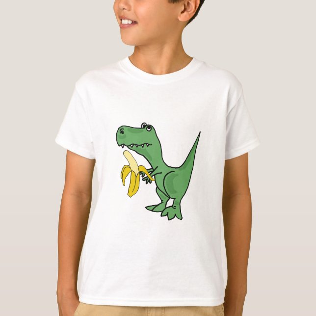 BA- T-Rex essen einen Banana-T - Shirt (Vorderseite)