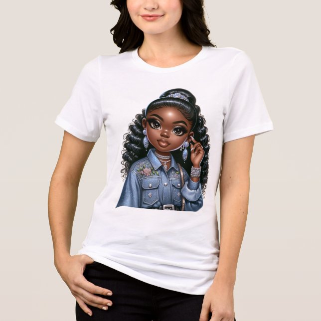 Ba Tri-Blend Shirt (Vorderseite)