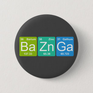 Ba-Zn GA! Periodensystem-Element-Knopf Button