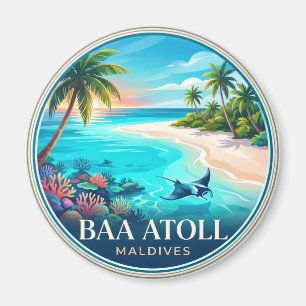 Baa Atoll Malediven Magnet