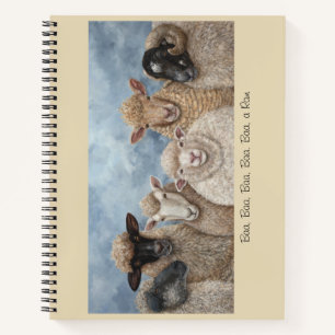 Baa, Baa, Baa, Baa, Baa a Ram Notebook Notizbuch