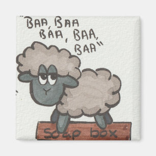 Baa, Baa, Baa Magnet