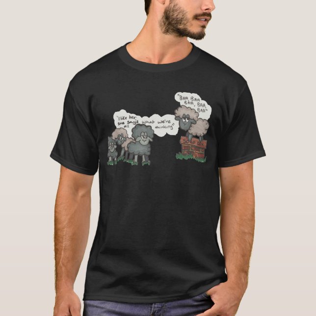 Baa, Baa, Baa T-Shirt (Vorderseite)