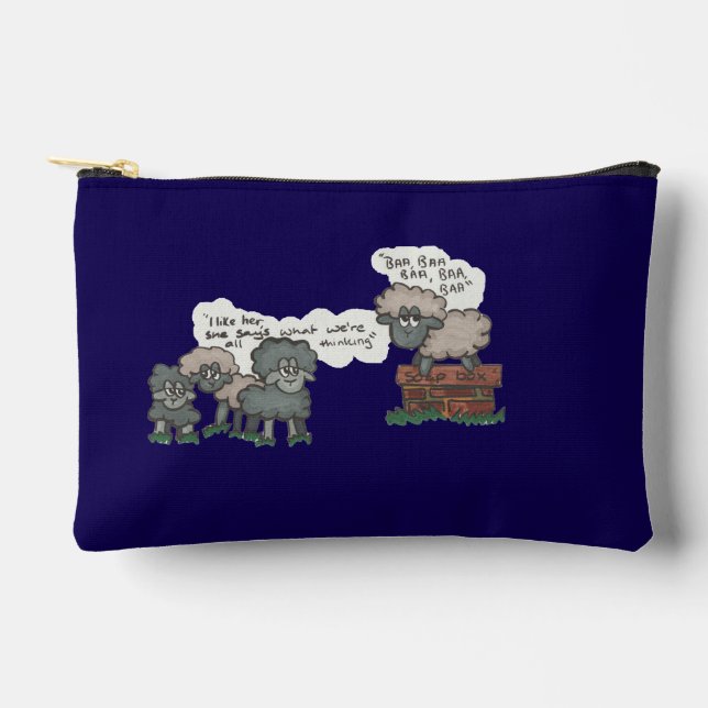 Baa, Baa, Baa Zubehörtasche (Vorderseite)