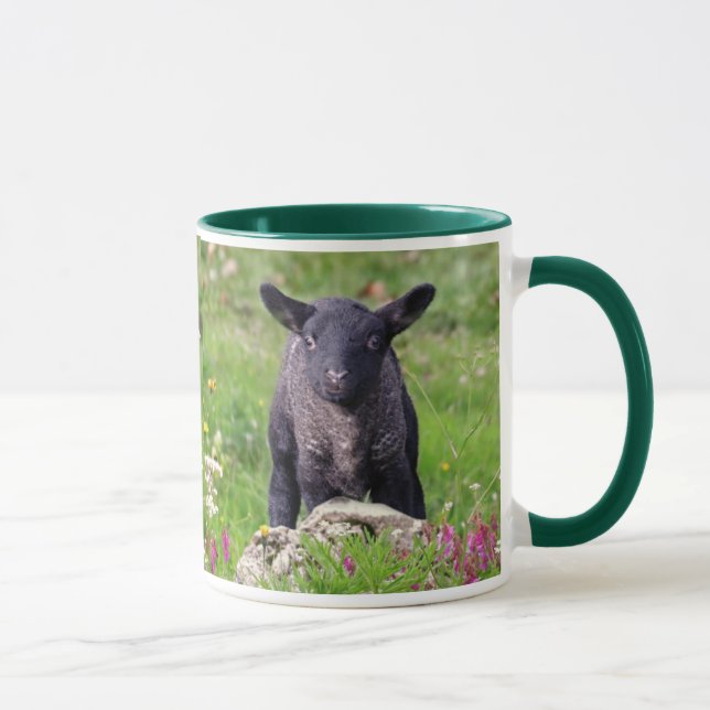 Baa-Baa Black Sheep-Tasse Tasse (Rechts)
