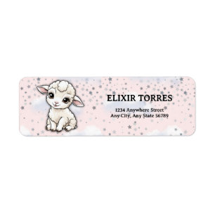 Baa-baa Ein Kleines Lamm Sterne Baby Shower