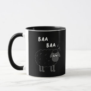Baa Baa Schwarz Schafe Tasse