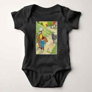 Baa, Baa, schwarzes Schaf, Mother-Goose-Kinderreim Baby Strampler
