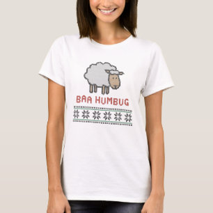 Baa Humbug Weihnachten Ugly Sweater T-Shirt