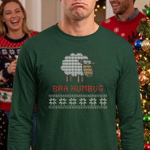 Baa Humbug Weihnachtsschaf T-Shirt