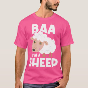 Baa I bin Schafzüchter Bauer Tier L T-Shirt