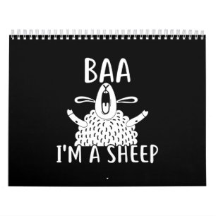 Baa, ich bin ein Schaf   Schafhalter vorhanden Kalender