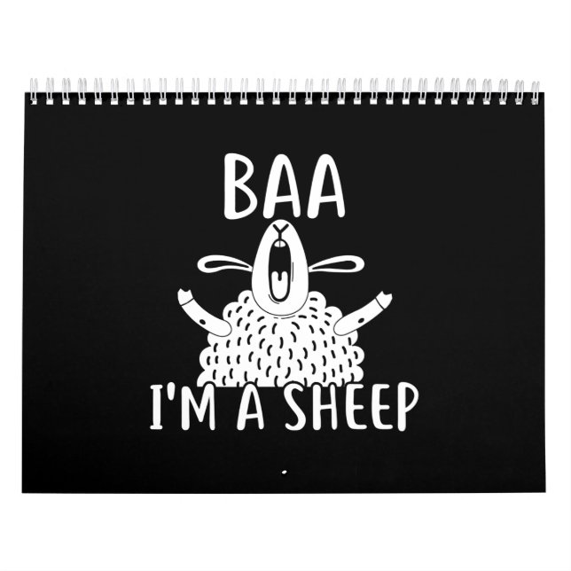 Baa, ich bin ein Schaf | Schafhalter vorhanden Kalender (Titelbild)