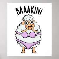Baa-kini Funny Bikini Pun