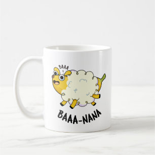 Baa-nana Funny Banana Pun Kaffeetasse