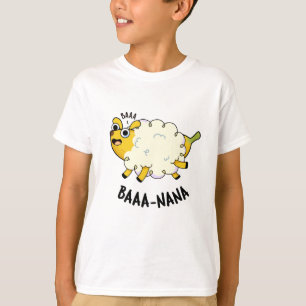 Baa-nana Funny Banana Pun T-Shirt