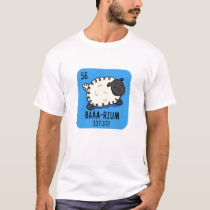 Baa-rium Funny Sheep Chemistry Pub T-Shirt