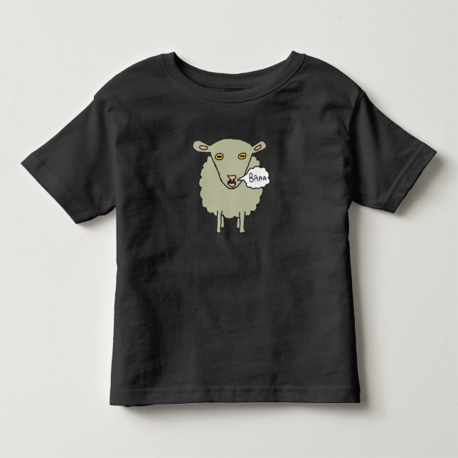 Baa Sheep Kleinkind T-shirt (Vorderseite)