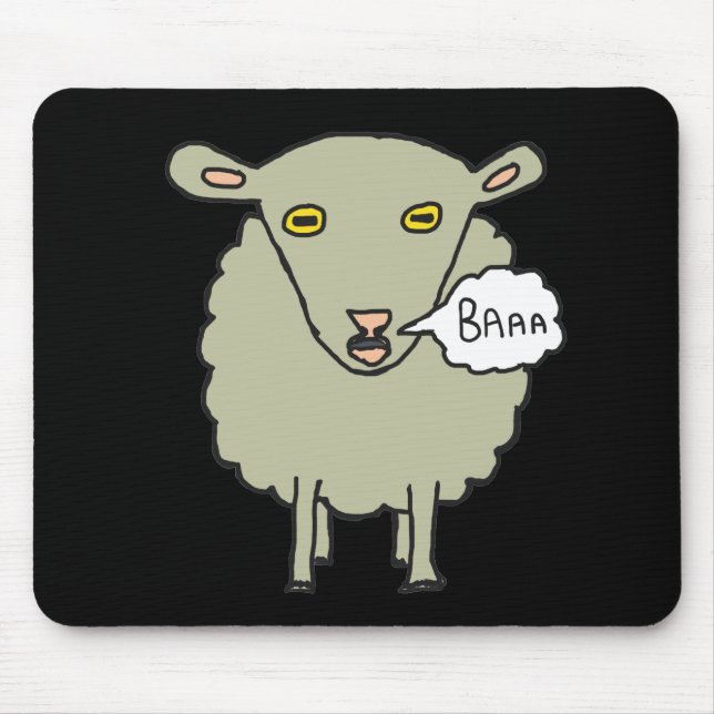 Baa Sheep Mousepad (Vorne)