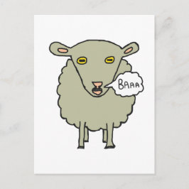 Baa Sheep Postkarte