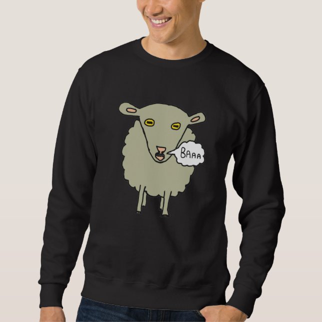 Baa Sheep Sweatshirt (Vorderseite)