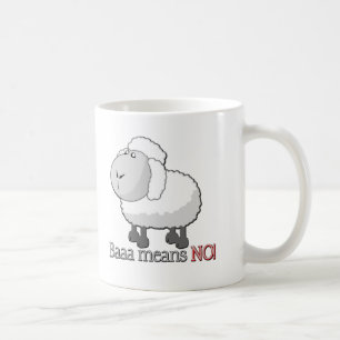 Baaa bedeutet NEIN! Kaffeetasse