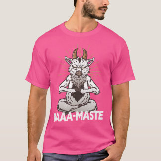 Baaa-Maste Ziege Yoga Namaste Spirituelle Meditati T-Shirt