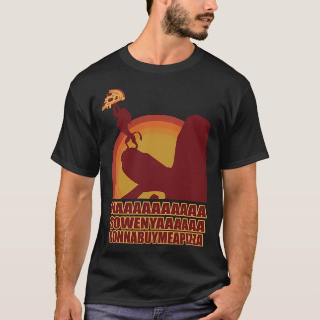 Baaa Sowenya Pizza King Lion, T-Shirt (Vorderseite)