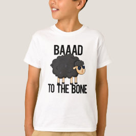 Baaad zum Knochen-Funny Black Sheep Puff T-Shirt