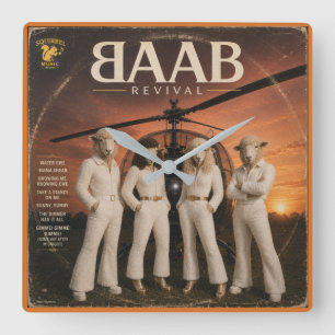 BAAB-Album: Eine Parodie Quadratische Wanduhr