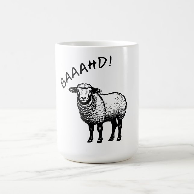 Baahd! Schafe Kaffeetasse (Mittel)